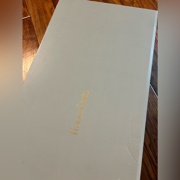 Franco Sarto High Knee Leather Black Boots 7.5 - Picture 9 of 10